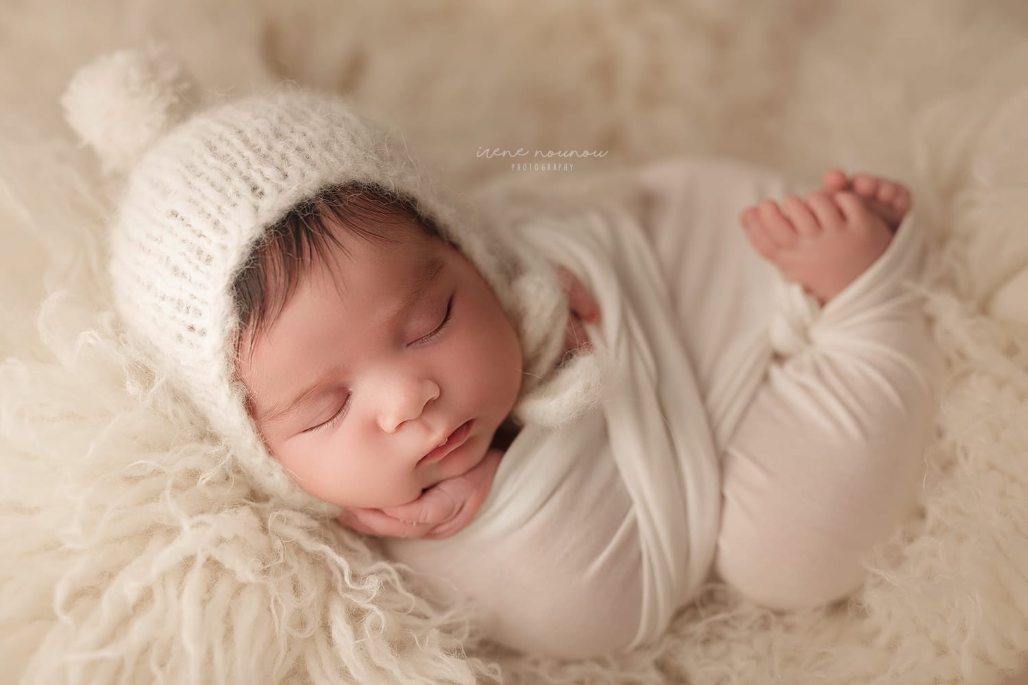 Fotografía newborn bebé recién nacido en Barcelona