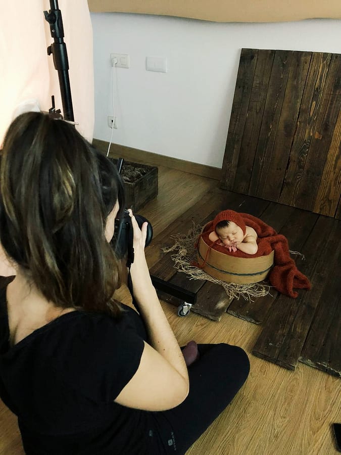 Formación fotografía newborn bebés recién nacidos  barcelona